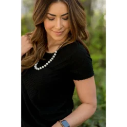 Short Sleeve Textured Pocket Tee 33 Short Sleeve Textured Pocket Tee -Women's Clothing Store BB 2750 57419379 441a 43a2 bb84 379b40e50d60