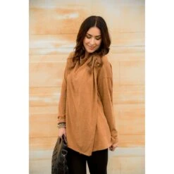 Side Button Wrap Sweater -Women's Clothing Store BB 2752 596d831d 8317 459f a261 c5e267fad62b