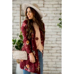 Floral Tunic Cardigan -Women's Clothing Store BB 2756 16b930f9 a0b0 41de b973 5f336b73aea0