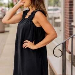 Classy Ruched Strap Tank Dress -Women's Clothing Store BB 2768 b9a44c77 f516 4470 9001 59f2ee9f69ac 920104