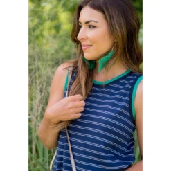 Double Trimmed Striped Tank 17 Double Trimmed Striped Tank -Women's Clothing Store BB 2771 1e8c00bc 59ce 4c73 acb4 b990164f73d0