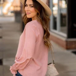 Elegant Tied Cinched Sleeve Blouse -Women's Clothing Store BB 2800 3cb15141 a0a7 4bc5 b5c2 5a9e7c4fd1ba 913002