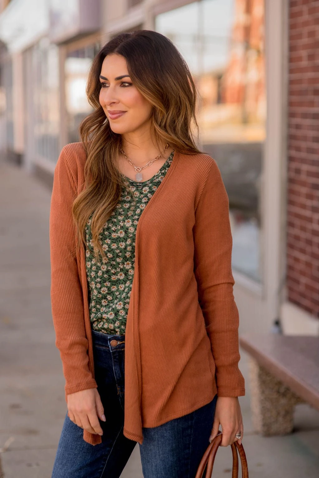 Basic Ribbed Waterfall Cardigan 10 Basic Ribbed Waterfall Cardigan - Image 10