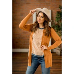 Two Directional Stripe Solid Trim Tee -Women's Clothing Store BB 2877 aa7b1e12 f700 4307 8483 85e70123c9ec