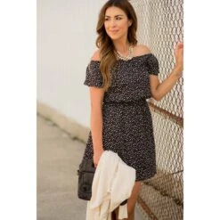 Mini Cheetah Off The Shoulder Dress -Women's Clothing Store BB 2884 fbb2a680 76ab 4df5 b81a d419ae17ffd6