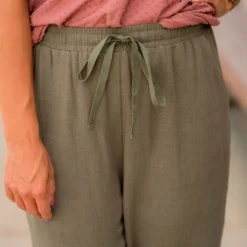 Relaxed Fit Tie Pants -Women's Clothing Store BB 2892 fa002f52 4996 4d85 bfb2 57ce079a7461 636640