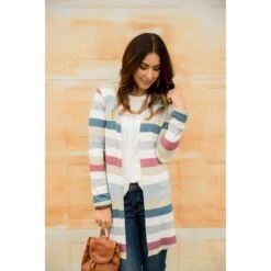 Muted Striped Tunic Cardigan 29 Muted Striped Tunic Cardigan -Women's Clothing Store BB 2939 f04dc32b c503 4020 aca4 7fcee9670cf4