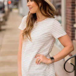 Asymmetrical Striped Tee -Women's Clothing Store BB 2948 d83065b1 038c 42ac adeb 8af3619ae3c6 615928