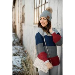 Knit Color Blocked Sweater -Women's Clothing Store BB 2977 fcfc961b 9a6b 4ea5 823e b7dbdc3e935d