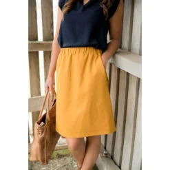 Simple Skirt -Women's Clothing Store BB 2978