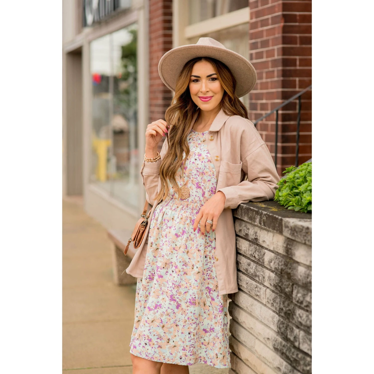 Watercolor Floral Flutter Sleeve Dress 4 Watercolor Floral Flutter Sleeve Dress - Image 4