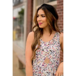 Floral Confetti Tiered Dress -Women's Clothing Store BB 3051 0e0e6592 c368 49a8 874f a5c204cd00aa