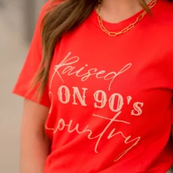 Raised On 90's Country Graphic Tee -Women's Clothing Store BB 3077 85694bad ec48 4abd a54a feca869806c2 256459