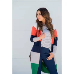 So Soft Color Blocked Tunic Cardigan -Women's Clothing Store BB 3085 1a9f2348 1a20 42af 913a bf16d1f3f58e