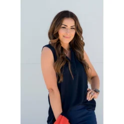 Button Top V-Neck Tank -Women's Clothing Store BB 3113 e3d0d12e 2499 4bdc b321 93f9a8463dff