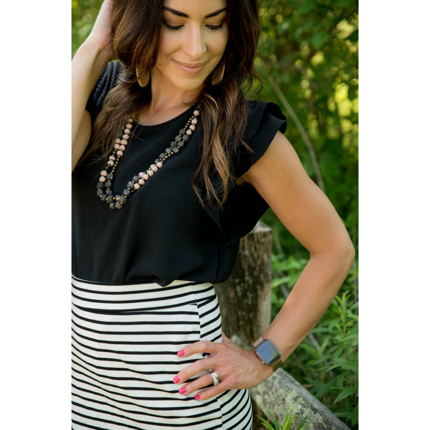 Bel Koz Double Clay Necklace 4 Bel Koz Double Clay Necklace - Image 4