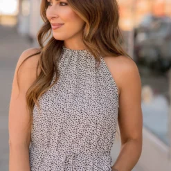 Spotted Cinched Halter Dress 15 Spotted Cinched Halter Dress -Women's Clothing Store BB 3125 08f47a8f f569 4429 a4a8 2bfd47b7b720 511906