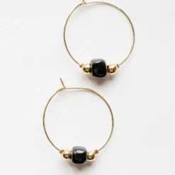 Bel Koz Square Bead Hoop Earring 30 Bel Koz Square Bead Hoop Earring -Women's Clothing Store BB 3125 839e78a4 09ca 47e9 8b31 6570c292d81d