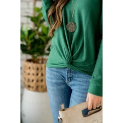 Thermal Tie Front Long Sleeve Tee 26 Thermal Tie Front Long Sleeve Tee -Women's Clothing Store BB 3126 01e03bbb 82b3 444b 8e19 8c5f182374ee