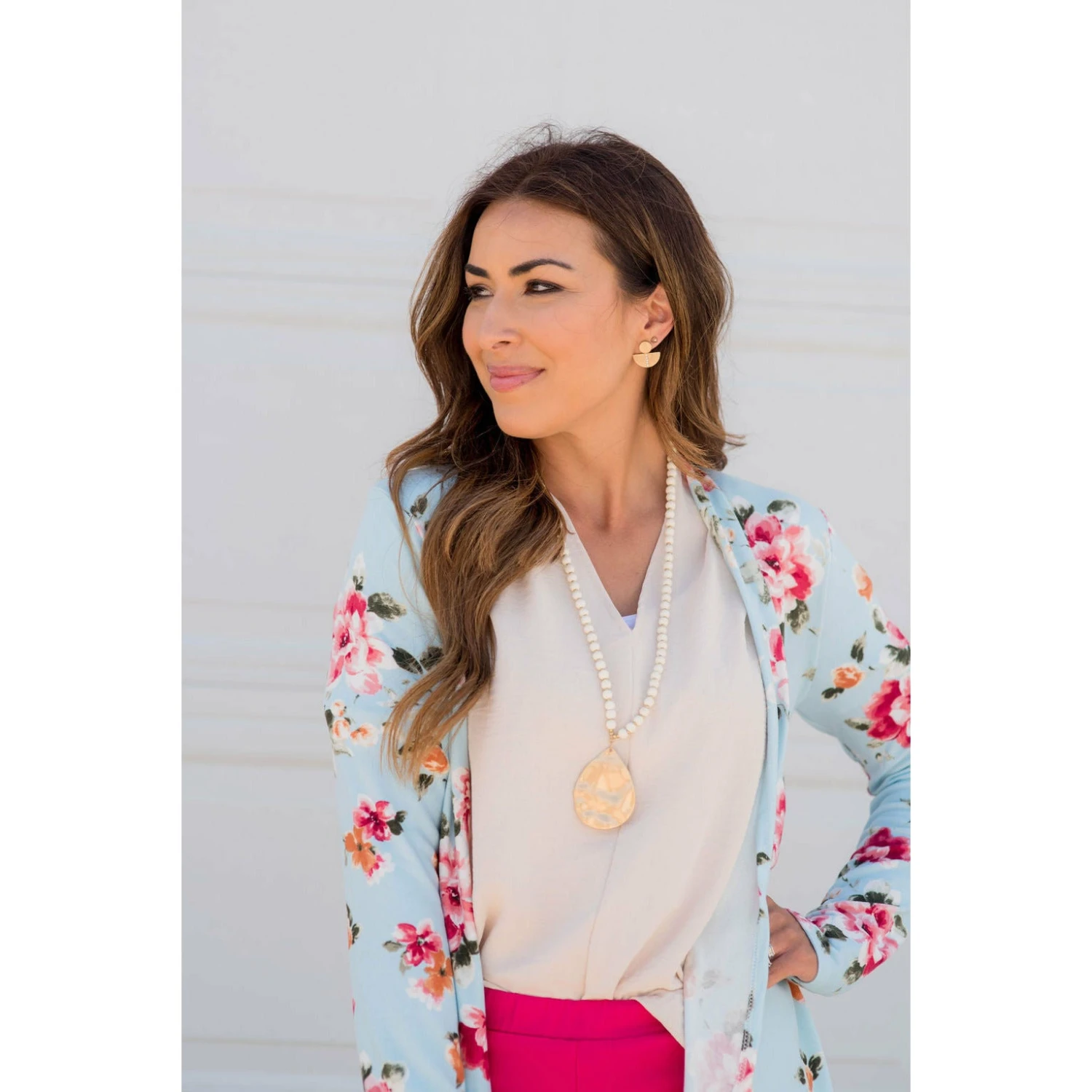 Short Mint Floral Cardigan 6 Short Mint Floral Cardigan - Image 6