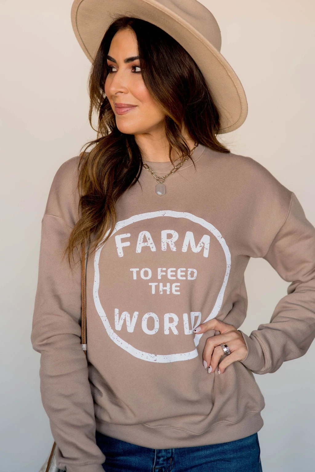 Farm To Feed The World Graphic Crewneck 3 Farm To Feed The World Graphic Crewneck - Image 3