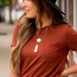 Betsey's Basic Pocket Tee -Women's Clothing Store BB 3152 82dad3f3 c74d 44a6 823b 37f15c0f5e23 125451