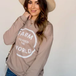 Farm To Feed The World Graphic Crewneck 10 Farm To Feed The World Graphic Crewneck -Women's Clothing Store BB 3154 9d4dcc87 273f 488f 8ca6 f080acc7bb28 761943
