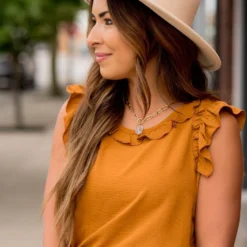 Dressy Ruffle Trim Tank 23 Dressy Ruffle Trim Tank -Women's Clothing Store BB 3165 6ce0308a aab1 40c1 89fd 89c0d19c7bfd 323627