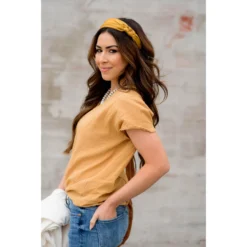 Textured Detailed Back Tee -Women's Clothing Store BB 3174 484f2a0d af06 40df a1ce 82139f4689fa