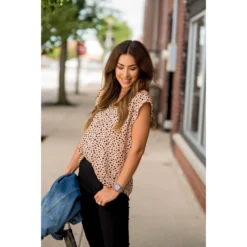 Safari Half Sleeve Cheetah Blouse -Women's Clothing Store BB 3193 da0f44fc d4e1 4867 9daa 59ca0c527585