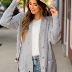 Boyfriend Button Cardigan -Women's Clothing Store BB 3213 3d64413f 1760 4ce3 8f74 fb3e6348f5f0 410342