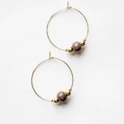 Bel Koz Round Bead Hoop Earring -Women's Clothing Store BB 3219 5effbdc0 78af 49e2 b14c 59f2d9199a6f