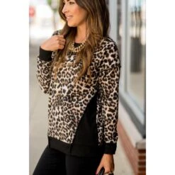 Side Panel Leopard Sweatshirt 10 Side Panel Leopard Sweatshirt -Women's Clothing Store BB 3279 33dbe1bd 2a32 4283 b3c2 f86d21a95755