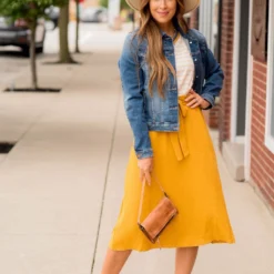 Tie Midi Skirt 9 Tie Midi Skirt -Women's Clothing Store BB 3287 359448