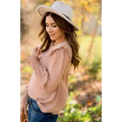 Swiss Dotted Ruffle Shoulder Blouse 25 Swiss Dotted Ruffle Shoulder Blouse -Women's Clothing Store BB 3297 14b3bbaa a3de 4bb5 a7ce cb6b16a3feb2