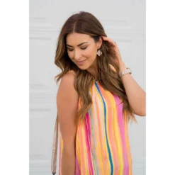 Multi Colored Vertical Striped Tank Top -Women's Clothing Store BB 3325 cef28694 ee25 4e67 b4ea 0099f87d1d66