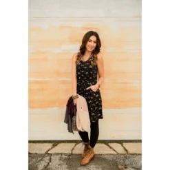 Brush Stroke Tie Tank Dress -Women's Clothing Store BB 3331 cf25f79c 4cb5 49e9 aa94 04cc0f7bd14b