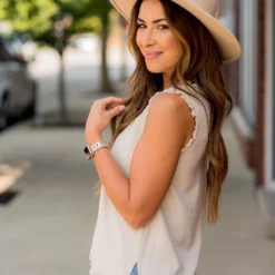 All The Fringe V Tank -Women's Clothing Store BB 3352 b1fe4d08 ce99 45f0 b700 271cbc0db6b3 814211