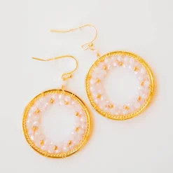 Day Dreamer Beaded Hoop Earrings 5 Day Dreamer Beaded Hoop Earrings -Women's Clothing Store BB 3377 81b35bcf d4f3 4be2 b610 26b01f349035 504479
