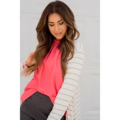 Floral Trimmed Pocket Cardigan -Women's Clothing Store BB 3378 ef19f111 d739 4df2 9763 41b6decbc1a7