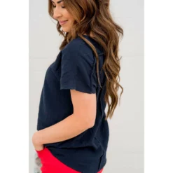 Textured Detailed Back Tee -Women's Clothing Store BB 3423 ab9308a3 4408 4fb6 a485 d8b5a5592c41