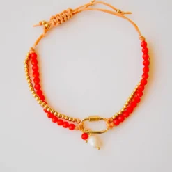 World's Collide Beaded Bracelet