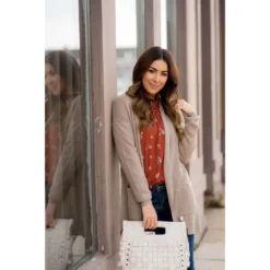 Lightweight & Lovely Ribbed Cardigan -Women's Clothing Store BB 3475 6f7efee7 ddcb 42cb 909f acac9200e473