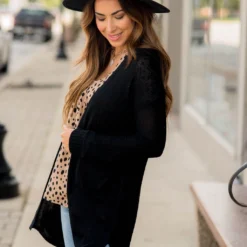 Side Slit Tissue Cardigan -Women's Clothing Store BB 3567 5867a6a7 078e 45b1 ba7d 9918a4ddb29b 632949