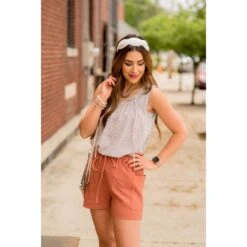 Pocket Front Shorts -Women's Clothing Store BB 3579 233241db ac2f 4dde 915c f36a256e66a6