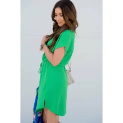 V-Neck Tie Dress -Women's Clothing Store BB 3592 94be332e b4f6 4baf acf9 059fd35eeb48