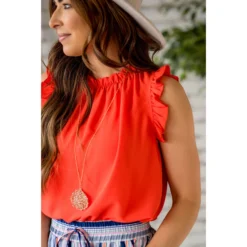 Cinched Ruffle Tank 25 Cinched Ruffle Tank -Women's Clothing Store BB 3604 e07a01cb 49dc 4547 81ba 3fc15698d111