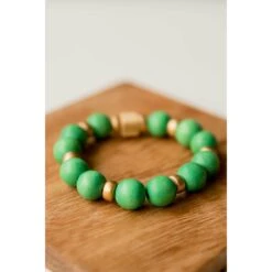 Multi Gold Accented Beaded Bracelet -Women's Clothing Store BB 3610 b6e09ed0 87ff 439c 8857 3e1dfd7fc798