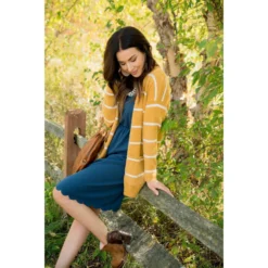 Striped Fuzzy Cardigan -Women's Clothing Store BB 3613 0373239a 1b5f 4a73 b9df 9f7e9b3d1e5d 207212