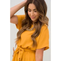 Short Sleeve Tie Dress -Women's Clothing Store BB 3638 e515cd8c 265a 4712 a939 877df80fe7ef